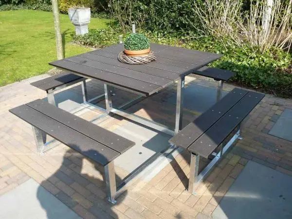 Picknicktafel Lifetime vierkant - Afbeelding 6