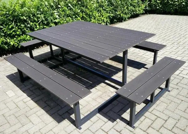 Picknicktafel Lifetime vierkant - Afbeelding 4