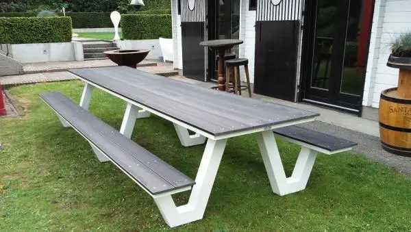 Special edition picknicktafel 4 meter verzinkt - Afbeelding 3