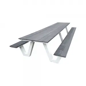 witte picknicktafel 4 meter