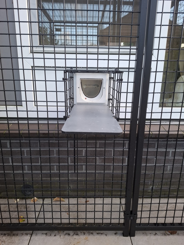 Kattenren 2 x 4 met gaasdak - Afbeelding 10