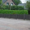 tuinscherm, lage schutting met buren