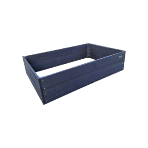 Omranding voor moestuin of borders. Gemaakt van composiet planken. Maat 80 x 120 cm