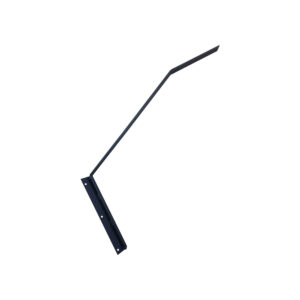 Zwarte hoekbeugel voor het kattengaas en de hoeken in de tuin