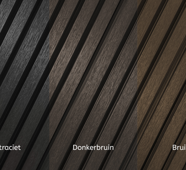 Rombus plank in 3 kleuren van Houtcomposietdiscount